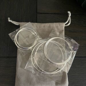 Chic Set of 3 Hoop Earrings